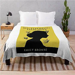 Wuthering Heights by Emily Brontë Throw Blanket