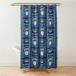 Wuthering Heights - Emily Bronte Book Cover Art Shower Curtain