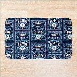 Wuthering Heights by Emily Bronte Book Cover Art Bath Mat