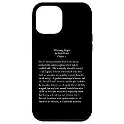 Emily Bronte Wuthering Heights Vintage Text Case for iPhone 12 Pro Max