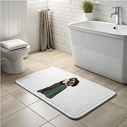 Wuthering Heights - Heathcliff and Catherine Tragedy Wuthering Heights Bath Mats