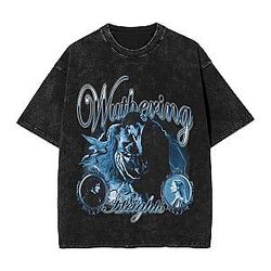 Elegant Novel Washed PTTT0203 Wuthering Heights T-Shirts