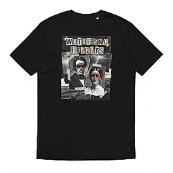 Scribble Portrait Collage Graphic LA 0206 Wuthering Heights T-Shirts
