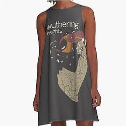 Books Collection Wuthering Heights A Line Dress