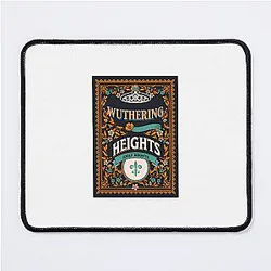 Wuthering Heights, Emily Bronte Book Cover Art Mouse Pad