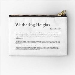 Wuthering Heights by Emily Bronte Zipper Pouch