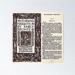 Wuthering Heights London Published Edition Poster