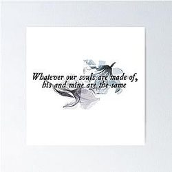 Wuthering Heights Emily Bronte Book Literary Poster