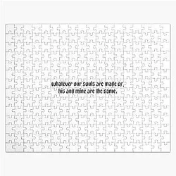 Whatever our souls are made of Wuthering Heights Jigsaw Puzzle
