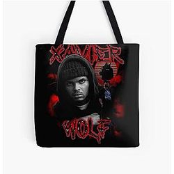 Xavier Wulf Rap All Over Print Tote Bag