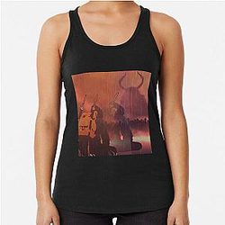 "Back to me.." Xavier Wulf influenced Art Racerback Tank Top