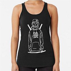 Awesome First Day Invert Xavier Wulf Rainbow Girls Boys Racerback Tank Top