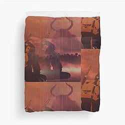 "Back to me.." Xavier Wulf influenced Art Duvet Cover