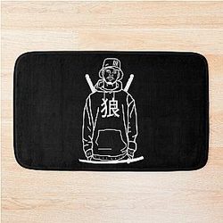 Awesome First Day Invert Xavier Wulf Rainbow Girls Boys Bath Mat