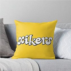 Xikers Black Design Throw Pillow