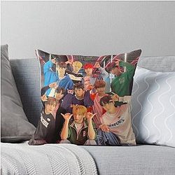 Xikers Minjae, Junmin, Sumin, Jinsik, Hyunwoo, Hunter, Junghoon, Seeun, Yujun, Yechan, ateez babies Throw Pillow