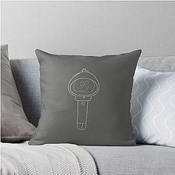 Kickers Lightstick Line Art Throw Pillow