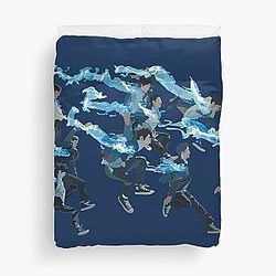 Xikers members jumping out full of energy duvet cover