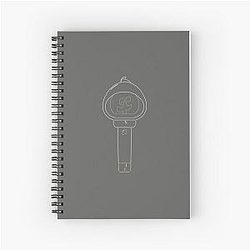 Xikers Light Stick Line Art Spiral Notebook