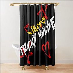 Xikers Tricky House Graffiti Shower Curtain