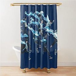 Xikers members jumping out full of energy Shower Curtain