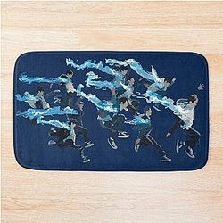 Xikers members jumping out full of energy Bathroom Mat