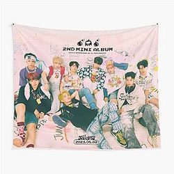 iKON ( Official House ) BREATHE House Of Tricky: SPUR - Minjae Junmin Sumin Jinsik Hyunwoo Hunter Junghoon Sexyoon Yujun Yechan KPOP Tapestry