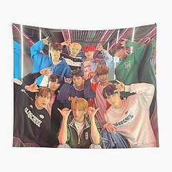 Xikers Minjae, Junmin, Sumin, Jinsik, Hyunwoo, Hunter, Junghoon, Seeun, Yujun, Yechan, Kpop Ateez Babies Tapestry