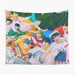 K-Pop Ateez Band Members Minjae, Junmin, Sumin, Jinsik, Hyunwoo, Hunter, Junghoon, Seun, Yujun, Yechan Tapestry