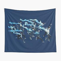 Xikers members jumping out full energy Tapestry