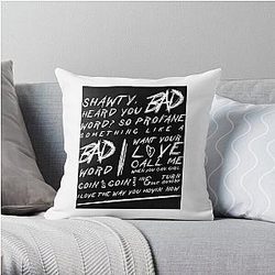 Rainbow Girls Boys Xxxtentacion Bad Lyrics Great Men Women Throw Pillow RB3010