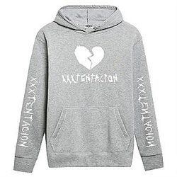 Jahseh Onfroy Hoodies - Broken Heart Belt Pullover front pocket Hoodie