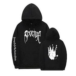 Xxxtentacion Hoodies - White Logo Revenger Pullover Hoodie