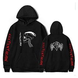 Xxxtentacion Hoodies - X Skull Graphic Pullover Hoodie