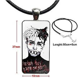 Jahseh Onfroy Necklaces - Face Steel Color Necklace