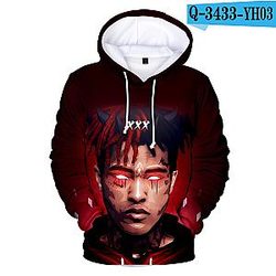 Graphic 3D Pullover  Xxxtentacion Hoodies