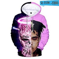 Emo Rap Art 3D Xxxtentacion Hoodies