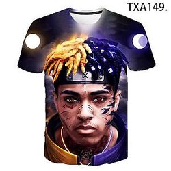 3D Portrait Xxxtentacion T-Shirts