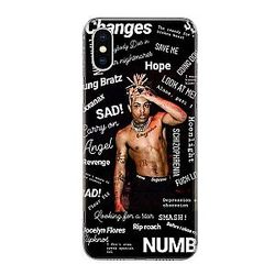 Jahseh Onfroy Cases - Soft Silicone Rapper Printing TPU Creative Design Phone Back Cover