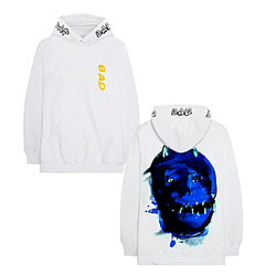 Sudadera con capucha Bad Vibes Forever Blanco DTNK3003 Xxxtentacion Hoodies