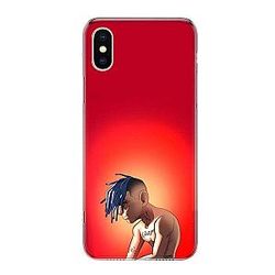 Jahseh Onfroy Cases - Soft Silicone TPU Red Color Printing Phone Back Cover