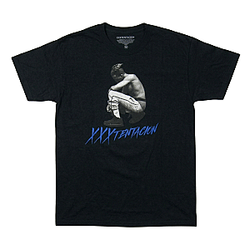 Sitting Portrait Blue Logo LA 0804 Xxxtentacion T-Shirts