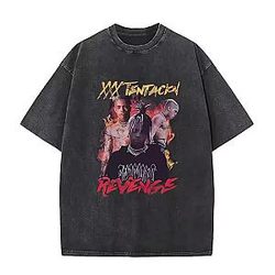 Revenge PTTT21007 Washed  Xxxtentacion T-Shirts