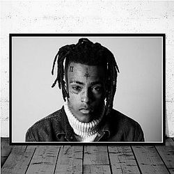Jahseh Onfroy Posters - Rapper Singer Printing Canvas Painting Wall Art Decoration Gift For Fans