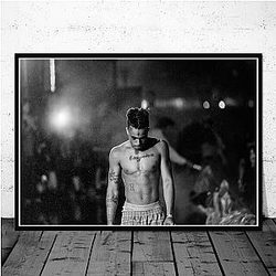 Jahseh Onfroy Posters - Rapper Singer Cool Printing Canvas Painting Wall Art Decor