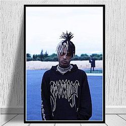 Jahseh Onfroy Posters - Rapper Singer Creative Printing Canvas Painting Home Wall Decor