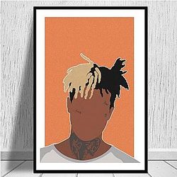 Jahseh Onfroy Posters - Rapper Singer Faceless Printing Canvas Painting Wall Art Decoration