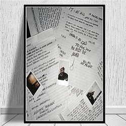Jahseh Onfroy Posters - Rapper Singer Printed Canvas Painting Wall Art Home Decoration