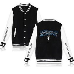 Jahseh Onfroy Jacket - Baseball Uniform Printed Graphic Rapper Jackets