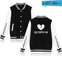 Jahseh Onfroy Jacket - Baseball Uniform Printed Jackets